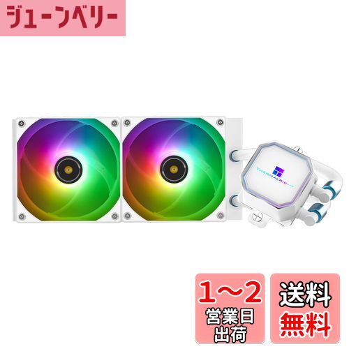 Thermalright Frozen Prism 240 White ARGB  CPU 奯顼 120 mm ARGB PWM ...