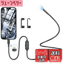 DEPSTECH ファイバースコープ 200万画素 7mm極細スコープ lightning接続 高輝度LED搭載 内視鏡カメラ IP67防水 マイクロスコープ 専用アプリ付き iPhone iOS12.0+対応 家庭掃除 機械点検 車整備 24か月保証付