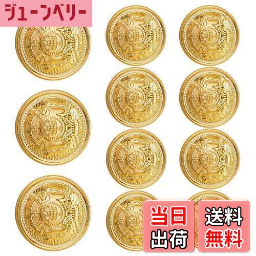 【送料無料】KDSSYFT アンティークメタルボタン ブレザー スーツ 袖口 スカジュアル 軽量 ボタンセット 修理交換 ゴールド ブレザー用 洋服用 コート用...