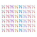 DELUXEFOX ネイルパーツ リボン 蝶結び 160個入り 3D立体デコパーツ リボン 蝶々ネイルパーツ フラッシュネイル アクセサリー ジュエリーパーツ ネイルアート ネイルデザイン用品 クラフト アクセサリー 8色