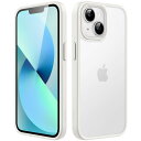 JETech マットケース iPhone 13 Mini 5.4インチ 耐衝撃性ミリタリーグレードの落下防止 つや消しの半透明の背面電話カバー 指紋防止 (スターライト)(2)