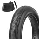 MOHEGIA 1本セット 電動自転車ファットタイヤ: 20x4.0インチ 自転車タイヤ、チューブ、タイヤレバー - 折り畳み式交換用 都市/山地/電動三輪車に対応