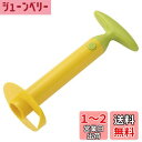 貝印 KAI ぐるりん で パイナップル を簡単に 切り外せる パイナップルカッター フルーツ スライサー イエロー KAI KITCHEN DH8189