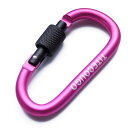 TITECOUGO アウトドア カラビナ おしゃれ 登山 小型 アルミ Dフック 頑丈 ネジロック バンジーコード ブランコ hammocks テント ?キャン...
