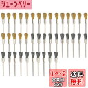 【送料無料】JINTONG リューター ブラシ 2種類真鍮ワイヤーブラシ& 鋼ブラシ 2.35mm軸 40個入り 筆型 研磨ブラシ 研削ブラシ リューター ビッ...