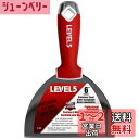 LEVEL5 15cm(6インチ) ソフトグリップ ステンレススチール製 ドライウォールジョイントナイフ/ヘラ プロ仕様 快適 仕上げ用工具 金属ハンマーヘッド シートロック ジプロック 石膏ボード パテ用 5-142 15cm (6インチ)