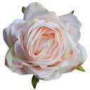 Lumierechat 造花 バラ 薔薇 ばら 花 だけ 花部分 のみ 大輪 DIY 直径 8~10cm 手芸 ハンドメイド 10個 a-9466(10個セット/ホワイトピンク)