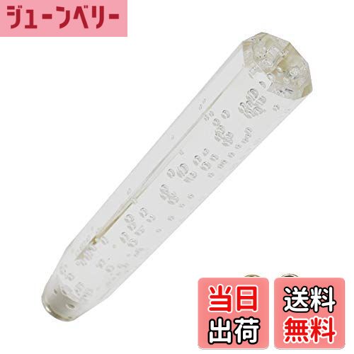 【送料無料】BRAKE クリスタルシフトノブ バブル シフトノブ レバー 八角 300mm 30cm クリア アクリル ..
