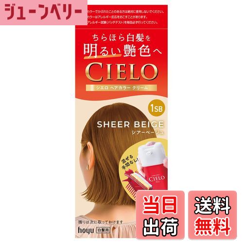 【送料無料】シエロヘアカラーEXクリーム 色：シアーベージュ 1SB