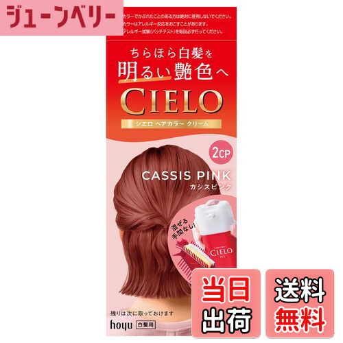 【送料無料】シエロヘアカラーEXクリーム 色：カシスピンク 2CP