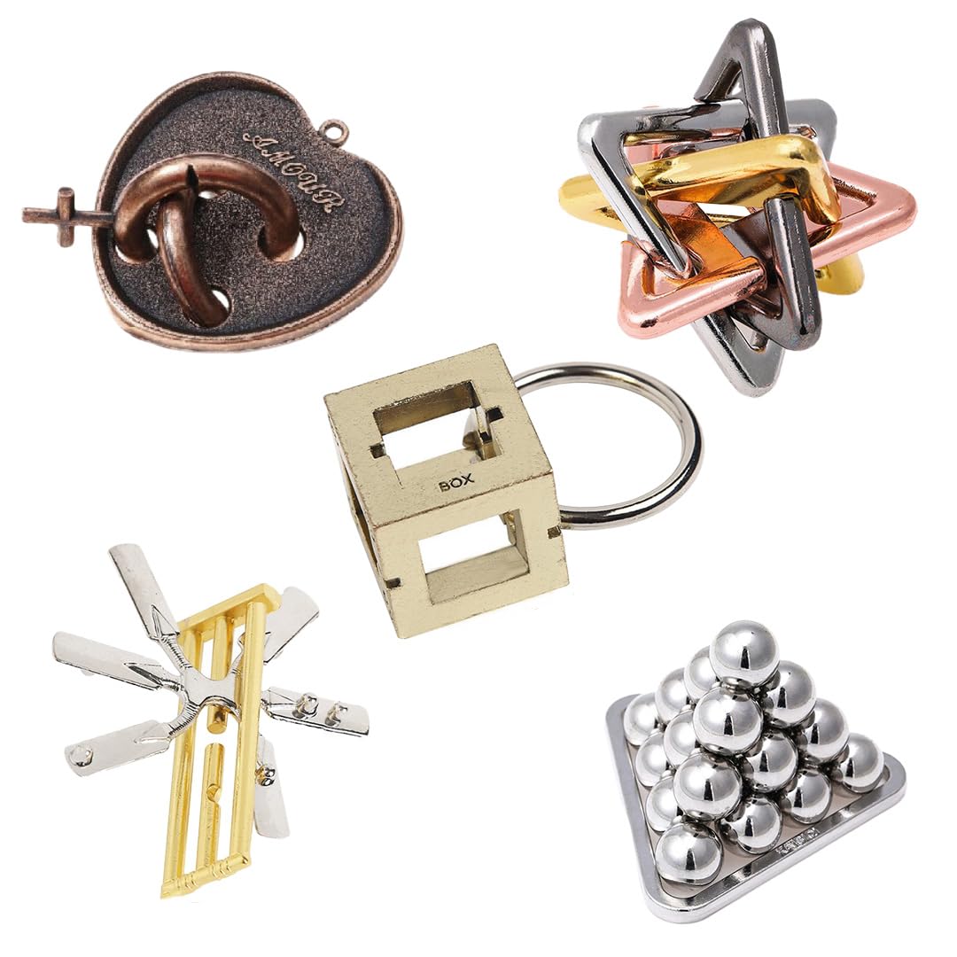 【送料無料】TOMMYFIELD 知恵の輪 はずる 大人 難易度マックス ちえのわ 謎解き リングパズル 脳トレ [並行輸入品]