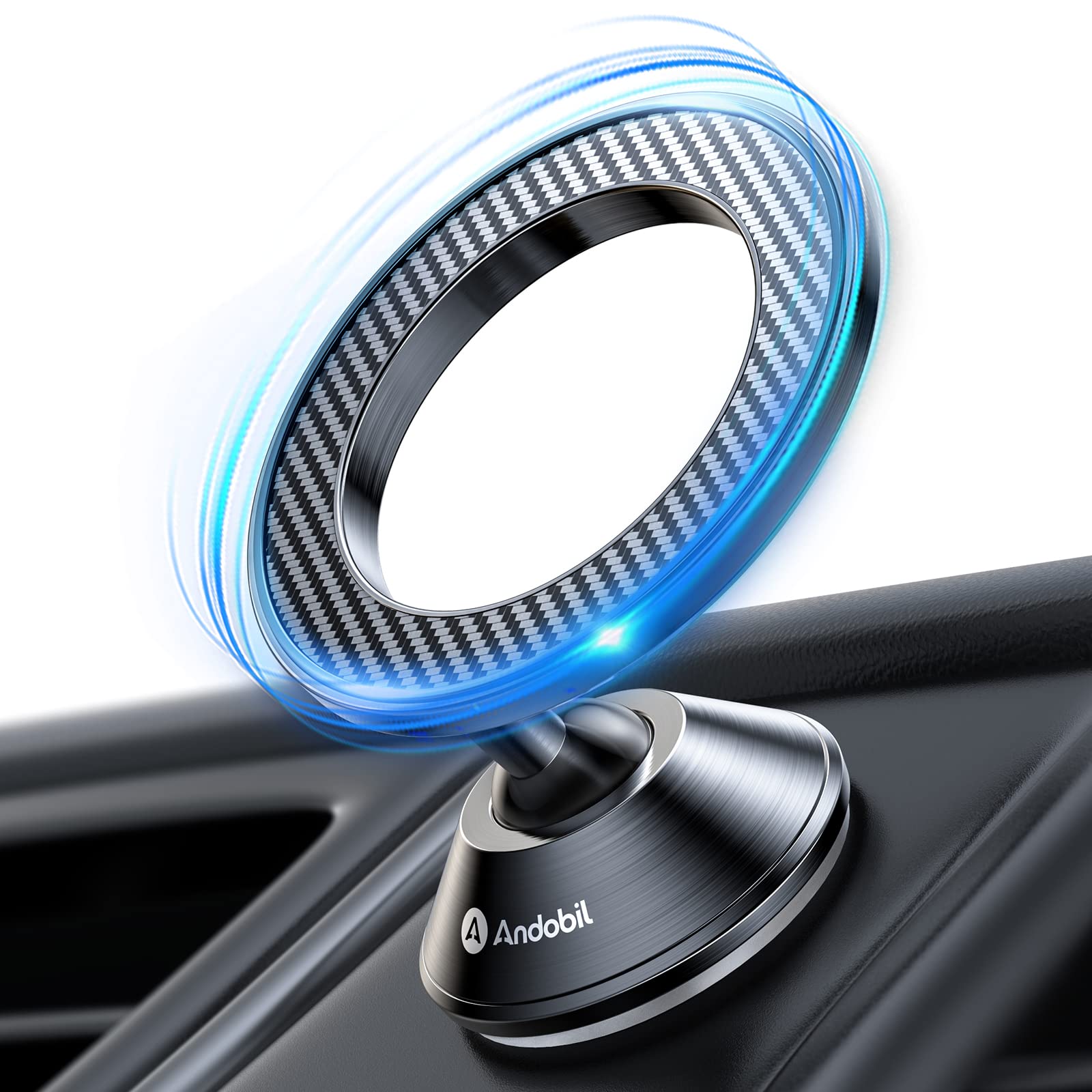 【送料無料】Andobil スマホホルダー 車 置くだけ スマホスタンド 車 色：2024年超強磁力