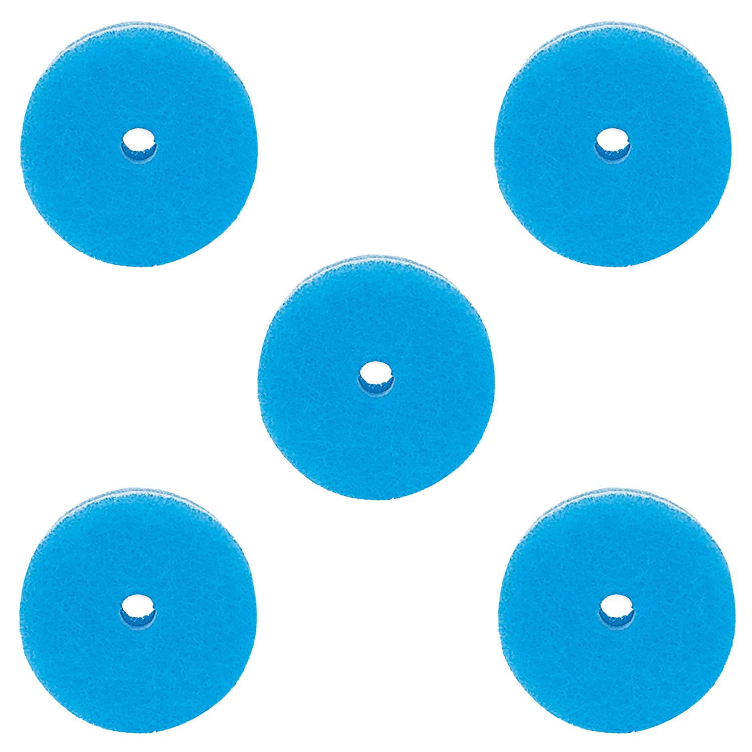 【送料無料】マーナ POCOキッチンスポンジ 吸盤付き 色：ブルー、サイズ：約径9.1x3.5cm