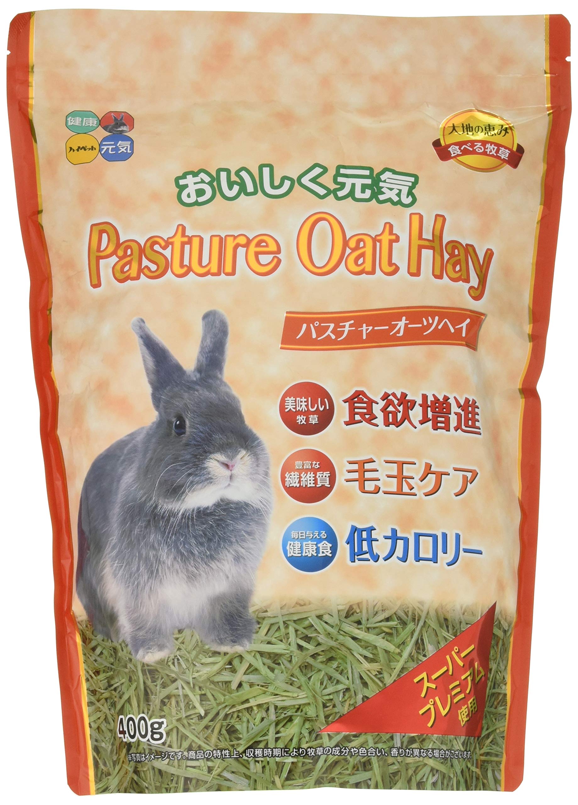 【送料無料】ハイペット パスチャーオーツヘイ サイズ：400グラム (x 1)