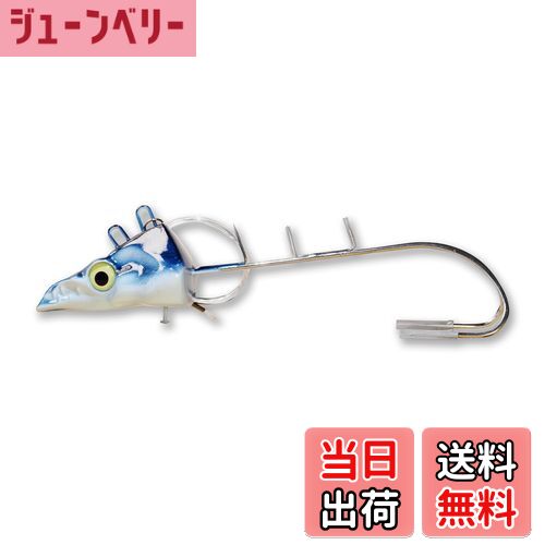 【送料無料】[ELPIS] タチウオテンヤ ガツガツドラゴン ダブルフック 50号 太刀魚 船 エルピス (ブルー夜光)