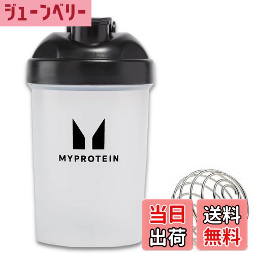 【送料無料】Myprotein ユニ 大人用 ミニボトルシェイカー - ブラック、400ml(1パック)