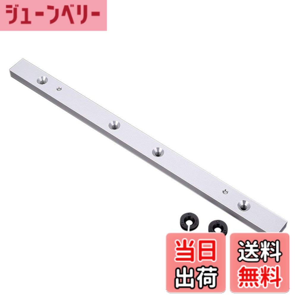 商品情報 商品の説明 主な仕様 30×12.8mm標準規格のマイタ?スロットに使用できる、アルミ製・マイタ?スロットランナー。3箇所に施されたボルト穴は1/4インチ（6.35mm）なので、同規格のボルトおよび各種ジグパーツを取り付けることができます。※本製品に付属していませんのでご用意ください。ワッヤーで溝幅にぴったりフィットするよう調節することができます。汎用品です。長さ：300MM；重量：140gワークプレートや自作マイターゲージなどに取り付けてから、マイタートラックに入れることもできます。 # CarAngels マイタースロットランナー 標準規格 Tスロットランナー 大工仕事において、正確性と効率を求めるのは当然のことです。特に、木材を使った製作では細かなカットや加工が求められます。そこで、多くの方が直面しているのが「カット精度が低い」「ジグが使いにくい」といった悩みです。これらの問題は、作業のクオリティを下げるだけでなく、時間も無駄にしてしまいますよね。そこで、私たちは「CarAngels マイタースロットランナー」をご紹介します。この製品は、30×12.8mmの標準規格のマイタースロットにフィットし、あなたの大工道具を一新するための強力なパートナーとなります。 アルミ製のこのマイタースロットランナーは、非常に軽量で丈夫です。3つのボルト穴があり、1/4インチ（6.35mm）のボルトを使って各種ジグパーツを取り付けることができます。これによって、作業の幅が広がります。さらに、ワイヤー調整機能により、溝幅にぴったりとフィットさせることができます。汎用品であるため、様々な用途に適応するのも魅力です。テーブルソーなどの大工ツールと組み合わせて使用することで、精度の高いカットが可能になります。 さあ、あなたも「CarAngels マイタースロットランナー」を使って、効率的かつ正確な大工仕事を実現してみませんか？ ## 働く現場での重要性 大工仕事における正確性は、プロの職人だけでなくアマチュアにも求められます。作業が失敗すると、材料を無駄にしたり、時間がかかります。そのため、道具の選び方は非常に重要です。CarAngelsのマイタースロットランナーは、こうした悩みを解消するために作られています。 この製品は、30×12.8mmの標準規格に対応しており、ほぼ全てのテーブルソーやスライドソーに使用可能です。特に、初心者の方には使いやすく設計されています。ボルト穴が3つあり、各種ジグパーツを追加することで、作業の効率が大幅に向上します。 精度が高いスロットランナーを使うことで、カットの正確さが増し、仕上がりが美しくなります。特に、DIYプロジェクトや家具製作を行う方にとって、非常に便利な道具です。無駄なミスを減らし、ストレスの少ない作業が実現できるのも大きな魅力です。 加えて、軽量なアルミ素材で作られているため、持ち運びも簡単で、長時間の作業でも疲れにくいのが特徴です。大工道具への取り付けも簡単なので、初心者の方でも抵抗なく使い始められます。 このように、CarAngelsマイタースロットランナーは、効率的で正確な作業を実現するための必需品です。ぜひ手に取って、働く現場での活用をお試しください。 ## 特徴と仕様 CarAngelsのマイタースロットランナーは、特にその汎用性と調整機能に優れています。アルミ製であるため、軽量ながらも高い剛性を持ち、日常の作業に適しています。 主な仕様としては、長さが300mmと中程度で、様々な大工作業に柔軟に対応できます。また、標準規格である30×12.8mmに適合しているため、多くの工具と組み合わせて使用可能です。 ボルト穴は3箇所あり、1/4インチ（6.35mm）のボルトを使用して、さまざまなジグやツールを容易に取り付けられます。この機能により、ジグの取り換えもスムーズで、作業の自動化が進みます。また、ワイヤーで色々な溝に調整できるため、フィット感を自分好みに調整できます。 さらに、「CarAngels マイタースロットランナー」は自作のマイターゲージやワークプレートとしても使用可能です。独自の加工を施すことができ、多様なプロジェクトに活かせます。この道具があれば、むしろ創造性を発揮することができ、集中力も高まります。 軽量でありながら、信頼性のあるパフォーマンスを発揮するこのスロットランナー。多くの方にとって、作業効率を劇的に向上させることでしょう。自分の工作に必要不可欠だと感じることができるはずです。どうぞ、お手に取って確かめてみてください。 ## 使用方法と注意点 「CarAngels マイタースロットランナー」を効果的に使用するためには、いくつかのポイントに気を付ける必要があります。まずはじめに、道具の取り付けに関してです。ボルト穴にボルトを挿入し、しっかりと固定することで、安定した作業が可能になります。ボルトは別売りのものを使用し、適切に締め付けることで揺れやズレを防ぎます。 次に、調整機能をしっかりと活用することが大切です。ワイヤーを使って溝幅に合わせて調整しますが、この段階でのミスが後々の作業に影響することがありますので、慎重に行う必要があります。 また、使用する際は、周囲の安全も確保しておきましょう。特に、テーブルソーやスライドソーを使う際は、切りくずや騒音に注意し、十分な距離を保つことを心掛けてください。「CarAngels マイタースロットランナー」を使用することで、安全な作業環境を維持することができます。 最後に、定期的にメンテナンスを行うことで、道具の寿命を延ばすことができます。使い終わったら、汚れを落としておくと良いですし、必要に応じて潤滑油を差し込むことも考えてみてください。 使用方法に気を付け、適切にメンテナンスを行うことで、「CarAngels マイタースロットランナー」は長くご愛用いただける道具となるはずです。ぜひ、あなたの大工道具の一部として活用してください。 ## まとめ - CarAngels マイタースロットランナーは、効率的かつ正確な大工仕事を実現できる道具です。 - 30×12.8mmの標準規格に適合し、ポータブルなサイズで使いやすいです。 - アルミ製で軽量、そして高剛性を誇ります。 - 3つのボルト穴により、各種ジグパーツが取り付け可能です。 - ワイヤー調整機能で、フィット感を自分好みにカスタマイズできます。 - 使用する場面での注意点を理解し、メンテナンスを行うことで、道具の寿命を延ばせます。 この製品を使って、精度の高い作業を実現しましょう！