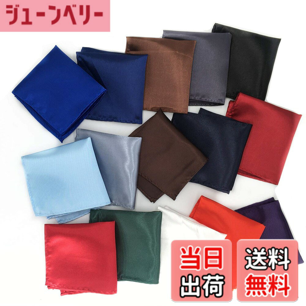 【送料無料】ポケットチーフ-10枚セット 10色 メンズハンカチ スーツポケット 無地 スクエアタオル ウェディング スーツソリッドカラー スクエアハンカチ メンズフォーマル胸スカーフ square