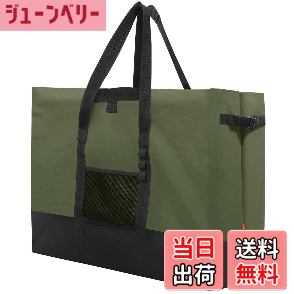 商品情報商品の説明主な仕様 【ギアもガンガン詰め込める！キャンプで活躍の大型収納バッグ】頑丈で大容量なだけでなく、ギアの運搬をよりスムーズにするディティールを備えた高い機能性トートバッグです。テントや寝袋などの大きなギアも入るので、お気に入りのギアをたっぷりと持って行くことができ、あなたのアウトドアライフをより充実させます。収納袋付きなので、使用後はコンパクトに折りたたんで収納することができます。【インナーポケットとしても使える収納袋付き / メッシュポケット / カラビナフック】収納袋付きで使わない時はコンパクトに折りたたんで収納できます。収納袋はファスナー付きで小物がごちゃごちゃにならずにスッキリと収納することができます。外側には、メッシュポケットがあるので、グローブなどのすぐに取り出したいものを入れて置くのに便利です。3つのカラビナ用フック付きで、小物をひっかけることができます。※カラビナは付属しません。【肩掛け＆手持ちの2WAYハンドル / バックル付き】肩掛けだけではなく、手持ちとしても使えるため、シーンに応じて使い分けることができます。肩掛け時に握れるハンドルが横に付いているので重い荷物の持ち運びの負担を緩和します。上部に1つ、両サイドに1つずつの計3つのバックル付きで、荷物をしっかりと固定することで大容量の荷物もよりスムーズに運搬できます。【底部までぐるっとハンドルが一周 / 内側は撥水素材を採用】たくさんの荷物を入れるL、XLサイズは、ハンドルが底部まであり頑丈な設計になっています。内側はポリエチレン加工を施しているため、撥水効果があり耐久性もあります。濡れたキャンプギアを持ち運ぶのにも便利です。【仕様 / セット内容 / メーカー】【仕様】本体サイズ：(約)幅72x奥行30x高さ55cm、収納サイズ：(約)幅37x奥行6x高さ26cm、重量：690g、容量：120L、材質：本体・収納袋：ポリエステル600デニール（内面：ポリエチレン加工）【セット内容】本体（収納袋付属）、取扱説明書【メーカー付き】PYKES PEAK製品の販売元は日本です。カスタマー対応も日本人スタッフが日本語で丁寧に対応いたします。