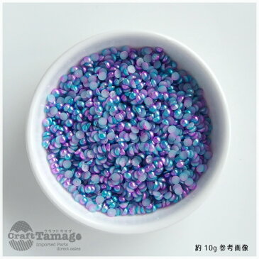 【10g】半円パール 夢色グラデーション(濃) 半球 3mm //マーメイド// レジン/封入素材/ネイル/マルポコ/夢かわいい/貼り付け/デコ //アクセサリー/パーツ/材料/卸/ハンドメイド/手芸//