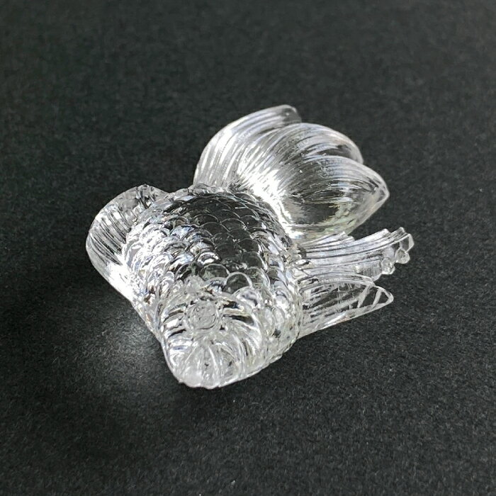 チャームパーツ 金魚 立体 クリア 26*40mm 10個 資材 素材 アクセサリー パーツ ch...