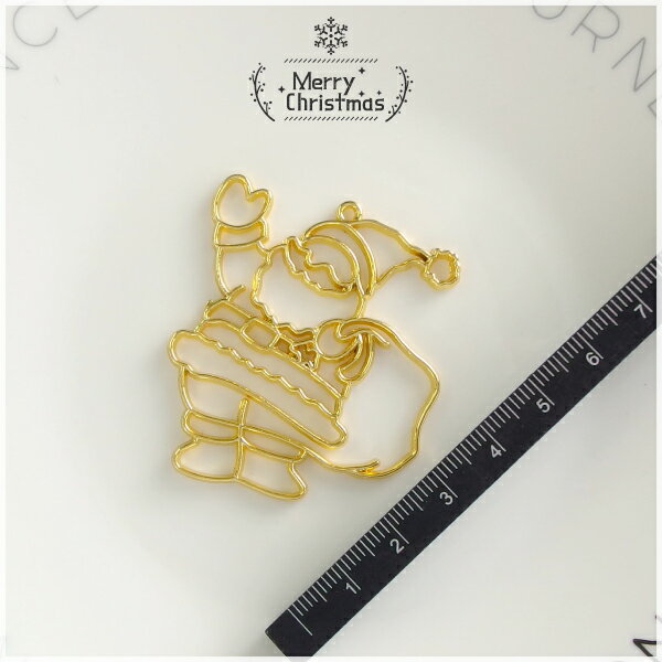 【10個】レジン枠 空枠 サンタクロース クリスマス/Xmas/セッティング/冬/フレーム/オーナメント 資材/アクセサリーパーツ/手作り/材料/ハンドメイド/卸/手芸
