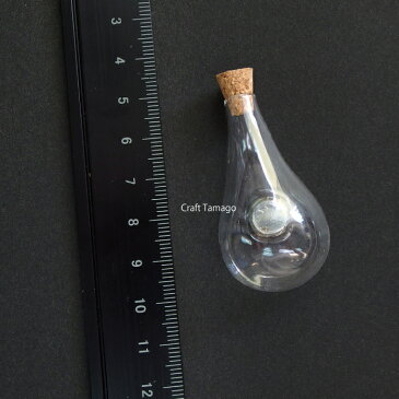 【1個】マグネット しずく型 小瓶 コルクふた付き / 資材 素材 アクセサリー パーツ 材料 ハンドメイド 卸 問屋 手芸