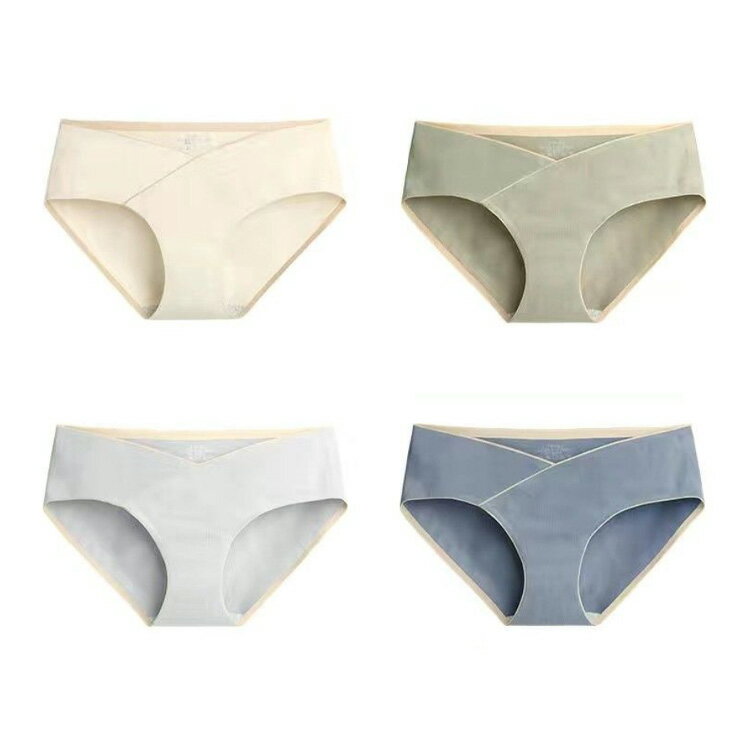 マタニティ ショーツ ローライズ パンツ 2枚セット マタニティショーツ 妊婦用 下着 インナー 妊娠 産前 産後 出産準備 コットン 抗菌 シームレス ストレッチ 高弾性 通気性 伸縮性 綿 無地 柔らかい パンツ 無縫製 2