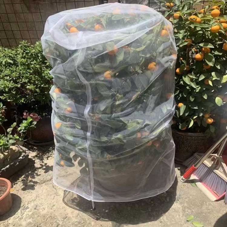野菜栽培 1.8*1.8m 植物保護カバー 植物保護袋 網 ファスナー付き 園芸用ネット 防...