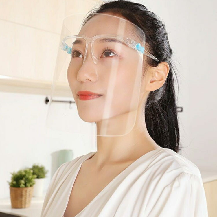 フェイスシールド 眼鏡型 メガネタイプ メガネ型 送料無料 クリアに見える 5点セット めがね 高品質 眼科 医療用 主婦 フェイスガード フェイスカバー 接客業 医療 簡易式 水洗い 透明シールド 便利 目立たない