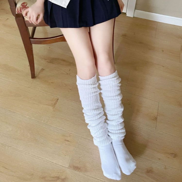 ルーズソックス 40cm 60cm 80cm 白 黒 制服 高校生 学生 靴下 白 ソックス ギャル くしゅくしゅ 暖かい ハイソックス キッズ 変装 仮装 コスプレ コスチューム 靴下 スクールソックス キッズ 女子高生 JK JC ルーズ靴下