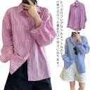 春 バックギャザー フレア イージーケア ビッグ シャツ 夏 UVケア オーバーサイズUV 接触冷感 送料無料(4)