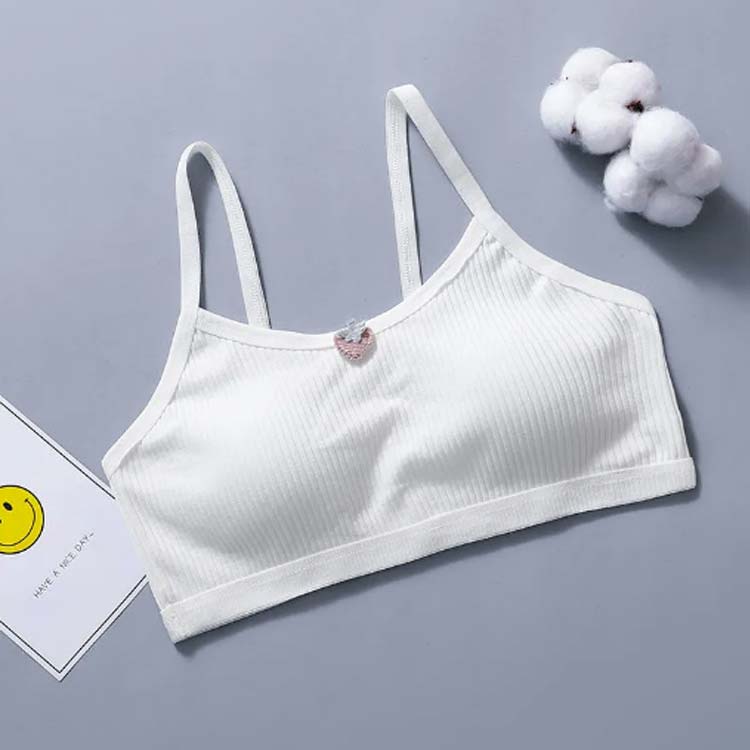 ジュニア ブラジャー 子供 ブラ 成長期 快適 着心地 バット付き タンクトップ スポーツブラ かわいい 女の子 中学生 小学生 ガールズ ノンワイヤー 肌着 インナー キッズ ジュニアインナー
