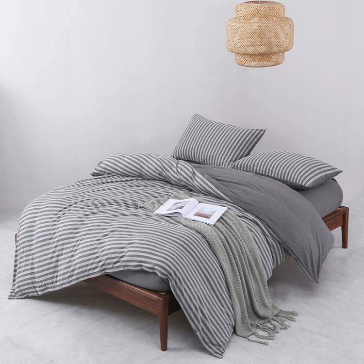 布団カバー 3点セット シングル 綿100% セット おしゃれ シングル ホテルタイプ 洗える 清潔 洋式 ホテルタイプ ホテル仕様 柔らか 優しい肌触り [3]