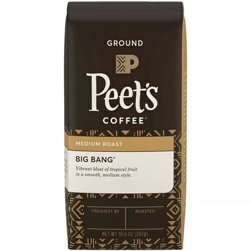 【送料無料】ピーツコーヒー Peet's Coffee ビッグバンブレンド ミディアムロースト グラウンドコーヒー（挽き豆） 297g コーヒー コーヒー豆 アメリカ