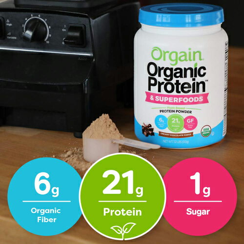 ������̵���� ���������� USDA ǧ�� �������˥å� ��ʪ�� �ץ��ƥ��� �ѥ����� + �����ѡ��ա��� ���꡼�ߡ� ���祳�졼�� �ե��å�̣ 510g Orgain ���ץ���� �ӥ��ߥ� ����ꥫ