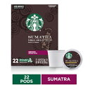  キューリグ K-CUP(Kカップ) スターバックス スマトラ ダークロースト コーヒー 22個入 Starbucks アメリカ