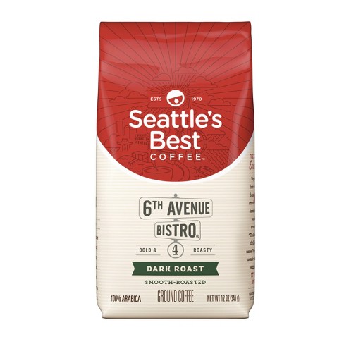 シアトルベストコーヒー Seattle's Best Coffee 6th アベニュー ビストロ ダークロースト グラウンドコーヒー（挽き豆） 340g コーヒー コーヒー豆のサムネイル