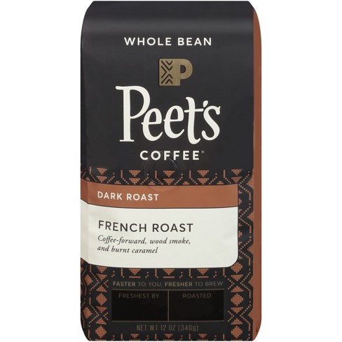 【送料無料】ピーツコーヒー Peet's Coffee フレンチロースト ダークロースト ホールビーン（コーヒー豆） 340g コーヒー コーヒー豆 アメリカのサムネイル