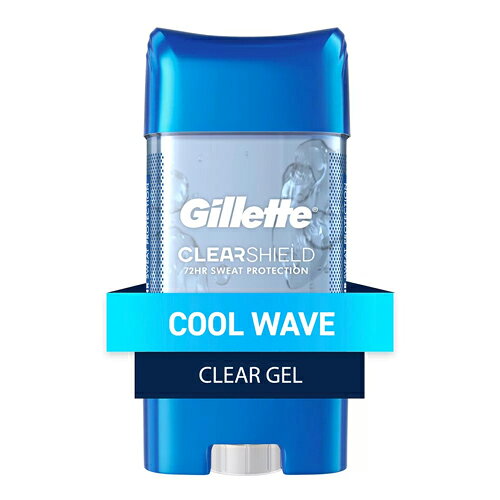 ジレット Gillette メンズ クールウェーブ クリア ジェル 制汗剤 デオドラント 107...