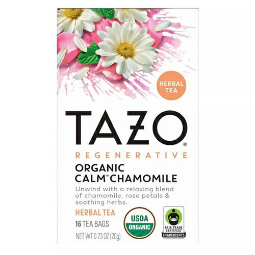 タゾ Tazo オーガニック カーム カモミール ハーブティー ティーバッグ 16個入 ハーブティー アメリカ