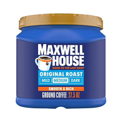 【送料無料】マックスウェル ハウス オリジナル ミディアムロースト グラウンドコーヒー (挽き豆) 779g..