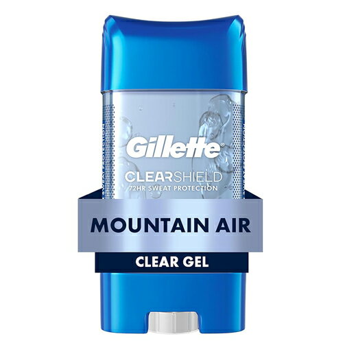 ジレット Gillette メンズ マウンテンエア クリア ジェル 制汗剤 デオドラント 107g 海外 デオドラント アメリカ