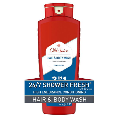 樂天商城 - オールドスパイス Old Spice メンズ用 リフレッシング ハイエンデュランス 2-in-1 ヘア ボディウォッシュ コンディショナー 709ml
