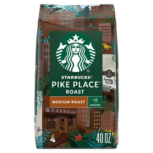 樂天商城 - 【送料無料】スターバックス Starbucks パイクプレイス ミディアムロースト グラウンドコーヒー 粉コーヒー 1.13kg【お徳用大量パック】アメリカ 海外