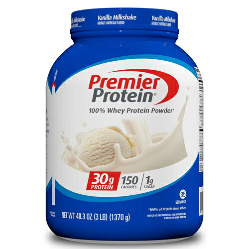 樂天商城 - 【送料無料】 プレミアプロテイン Premier Protein 30g ハイプロテイン パウダー バニラミルクシェイク 1370g【お徳用大量パック】 サプリメント ビタミン アメリカ 海外