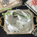 シルク100% スカーフ 長方形 春夏ストール 花柄 刺繍 薄手 シルクタッチ 紫外線対策 冷房対策 レディース 大人カジュアル プレゼント 母の日 春 夏 送...