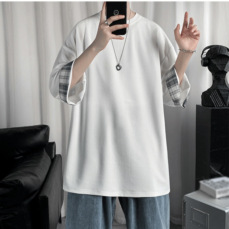 ＼お買い物マラソンクーポンあり／在庫処分 tシャツ メンズ 英字プリント 半袖 クロス柄 ロゴT トップス クルーネック ユニセックス 文字 カットソー ティーシャツ 綿 春夏秋 カジュアル カッコイイ おしゃれ 送料無料