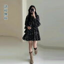 ワンピース レディース アウター 春 花柄 ショート丈 ゆったり ぽわん袖 華奢見え ふんわり フレア フレアワンピース フレアスカート カジュアル 体型カバー お出かけ 通勤 通学 春夏 おしゃれ 大人可愛い 送料無料