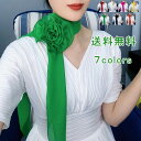 立体花ネックカバー レディース ネックスカーフ 細 スカーフ ネックウォーム 首巻 立体薔薇 日焼け防止 紫外線防止 冷房対策 フリル 黒 白 ベージュ系 花 大人 デイリー お出かけ レディース きれいめ 送料無料